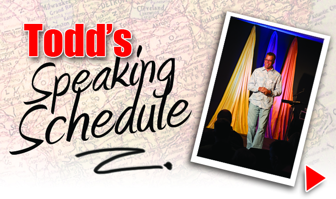 Todds speaking schedule